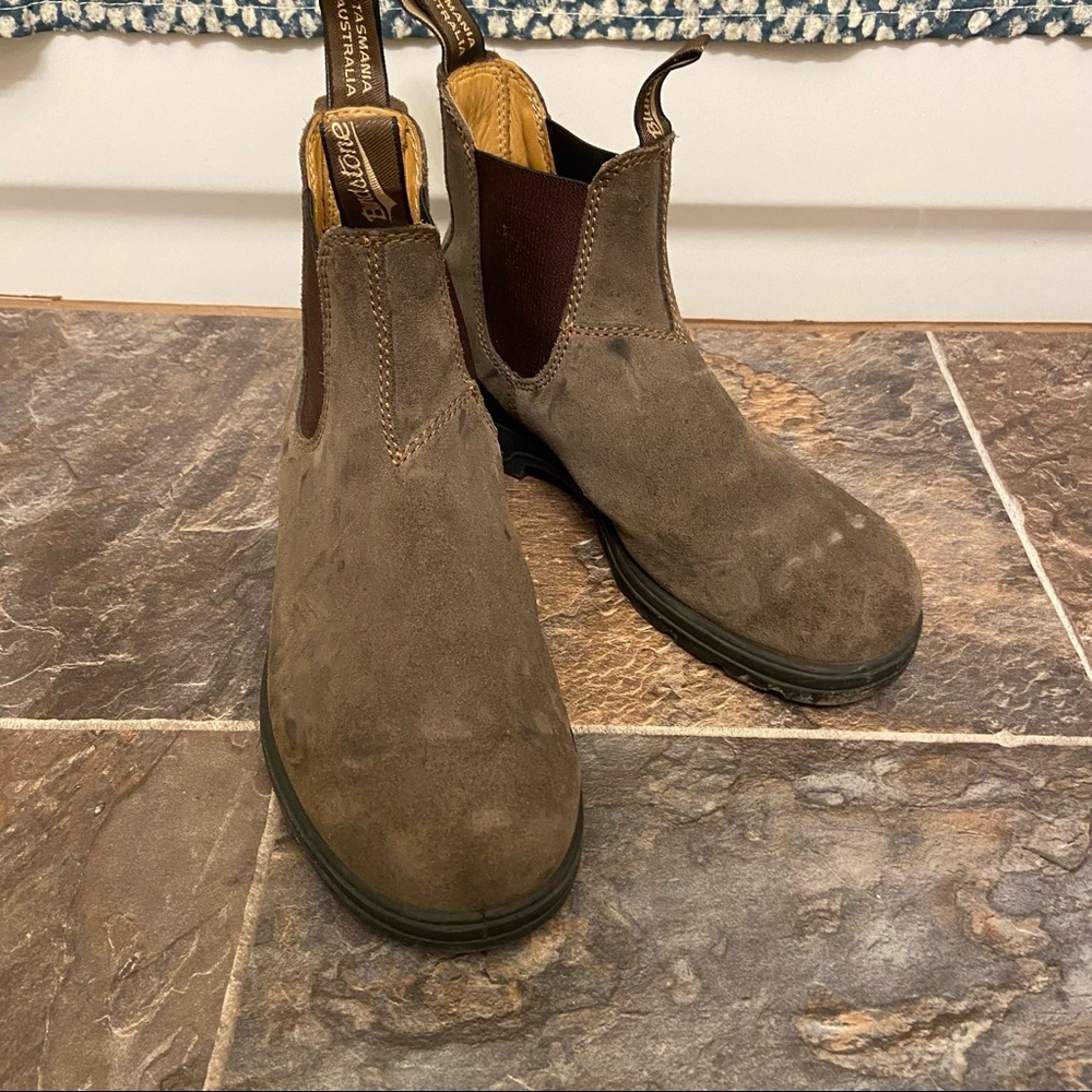 Brown Blundstone Boots